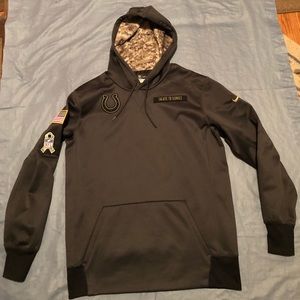 NFL salute to service/camo incredible Colts hoodie
